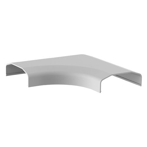 Brateck Plastic Cable Cover Joint L Shape Material:ABS Dimensions 127x127x21.5mm - White Brateck Plastic Cable Cover Joint L Shape Material:ABS Dimensions 127x127x21.5mm - White